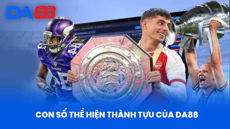Con số thể hiện thành tựu của DA88